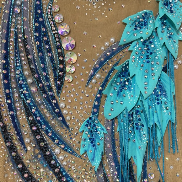 Rhythmic Gymnastics leotard. Size 11-13 y.o. - Picture 2 of 8